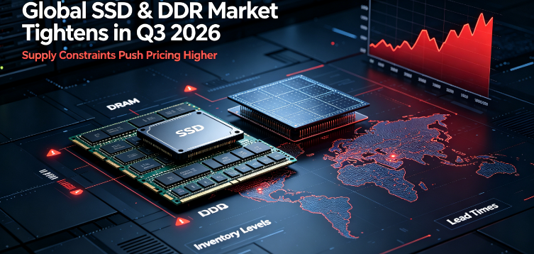 Global SSD & DDR Prices Surge in Q3 2026 Inter AI-Coegi Artus Supple; GUDGA obtinet Stabilis Supple pro Global B2B Socii